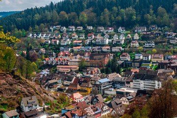 A view of Triberg in the Black Forest, Germany