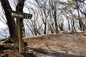 丹沢山地の道 冬の鍋割山稜