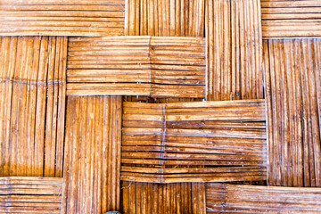 Bamboo wave pattern wall pattern