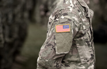 Veterans Day. US soldier. US Army. The United States Armed Forces. Military forces of the United...