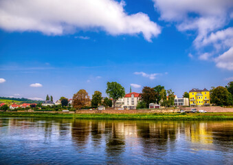 View of the German city of Meissen