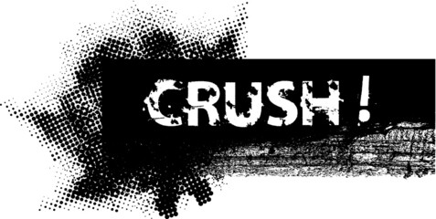 crush grunge vector design