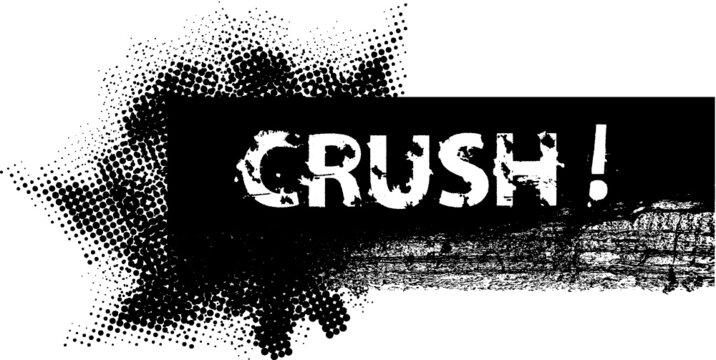 Crush Grunge Vector Design