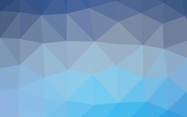 Light BLUE vector low poly texture. Shining colored illustration in a Brand new style. Textured pattern for background.