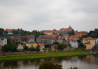 Fototapeta na wymiar View of the German city of Meissen