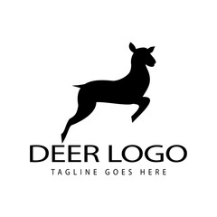 elk deer logo icon vector template.