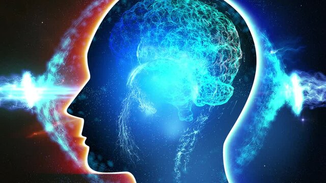 Cosmic brain, human or artificial intelligence, ultimate wisdom, sixth dimension. Godlike intelligence, six-dimensional space