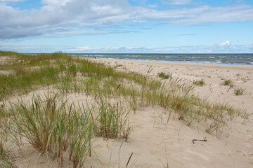 Fototapeta na wymiar view to Baltic sea at Kolka village , Latvia.