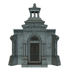Fototapeta premium 3d rendered stone crypt