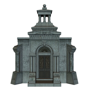 3d Rendered Stone Crypt