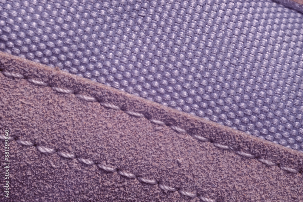 Aufkleber close up beautiful textile cloth background texture. macro photography background material view.