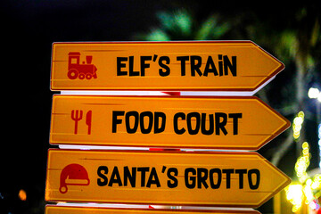 Christmas Village Signs