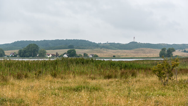 Blick von Altbessin nach Grieben auf Hiddensee