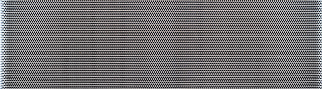 Perforated sheet metal with polised surface with reflexion lights