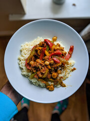 Vegan Curry with Rice