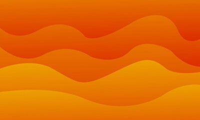 Fototapeta premium abstract wavy red orange background