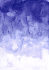 Paper art abstract watercolor background gradient for decoration design. Abstract wallpaper. White and purple artistic texture. Grunge color design. Design brush. Original artwork. Abstract art