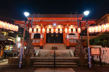 神楽坂 善國寺 夜