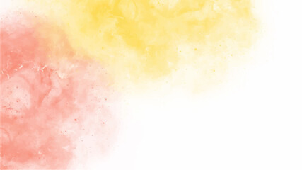 Yellow watercolor background for textures backgrounds and web banners design