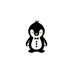 penguin logo template design