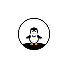 penguin logo template design