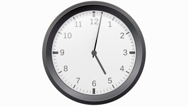 Horloge noire et temps qui s'&eacute;coule (boucle, fond blanc, fond noir,transparence et couche alpha)	