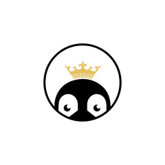 penguin logo template design