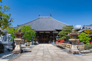 Obraz premium 湯浅町 深専寺 本堂