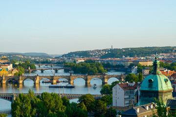 landscape of Prague, Czech Republic on sunny day © Alliance