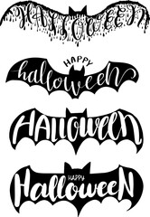 Halloween lettering
