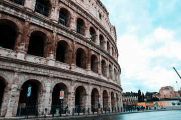 Fototapeta na wymiar Colosseum in Rom