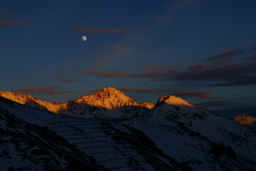 Panorama of mountain landscapes of the CAUCASUS