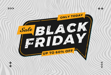 Trendy flayer and banner for black friday sale with Black splash for promotion