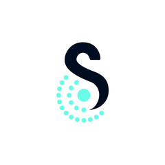 S logo vector alphabet abstract  icon illustrations