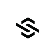 S logo vector alphabet abstract  icon illustrations