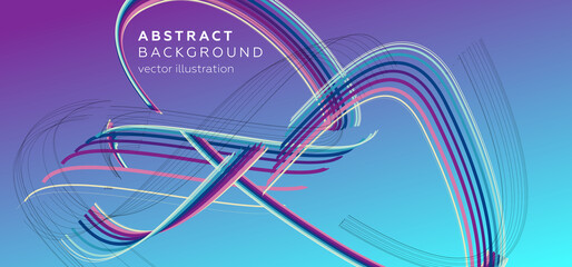 Placard template with abstract geometric shapes, 80s memphis bright style flat design elements. Retro art for covers, banners, flyers and posters. Eps10 vector illustrations