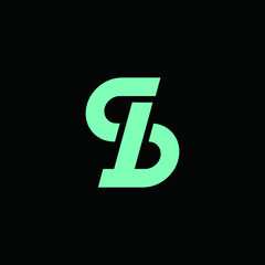 S logo SB vector alphabet abstract  icon illustrations