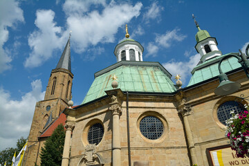 Obraz premium st. clemenskirche und wallfahrtskapelle in telgte, westfalen