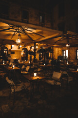 Evening at the Restaurant Cafe