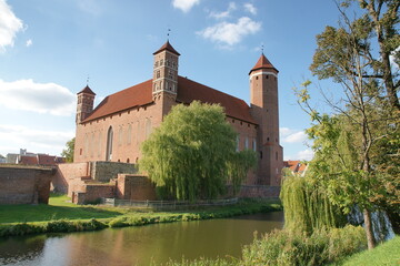 Polska - Mazury - Warmia - Lidzbark Warmiński. Zamek Biskupów Warmińskich. © Rafa