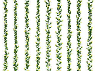 3d Render Brush Tree Isolated  on white