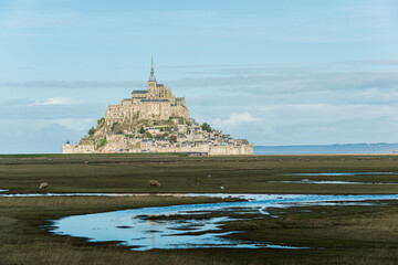 View of the Mont Saint-Michel, France