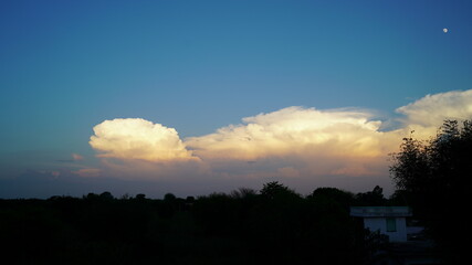 clouds at sunset