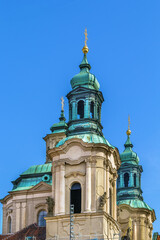 Fototapeta na wymiar St. Nicholas Church in the Old Town Square,Prague