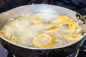 Potato and onion pakoras