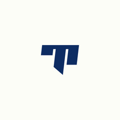 TP logo vector alphabet PT icon illustrations