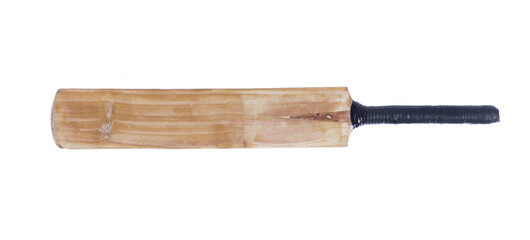 cricket bat isolated on white background