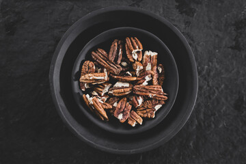 fresh and delicious walnuts on the table
