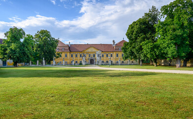 Fototapeta na wymiar Historical building of Baroque castle Marchegg (Marchegg, AUSTRIA)