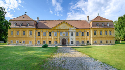 Historical building of Baroque castle Marchegg (Marchegg, AUSTRIA)